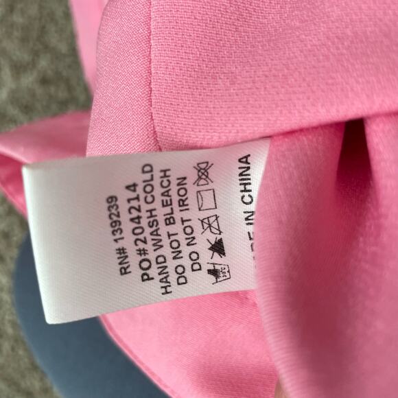 Do+Be Pink Slit Hem Flare Leg Barbiecore Pant Size S - Picture 11 of 12